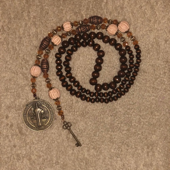 Handmade lariat wrap necklace - Picture 2 of 3